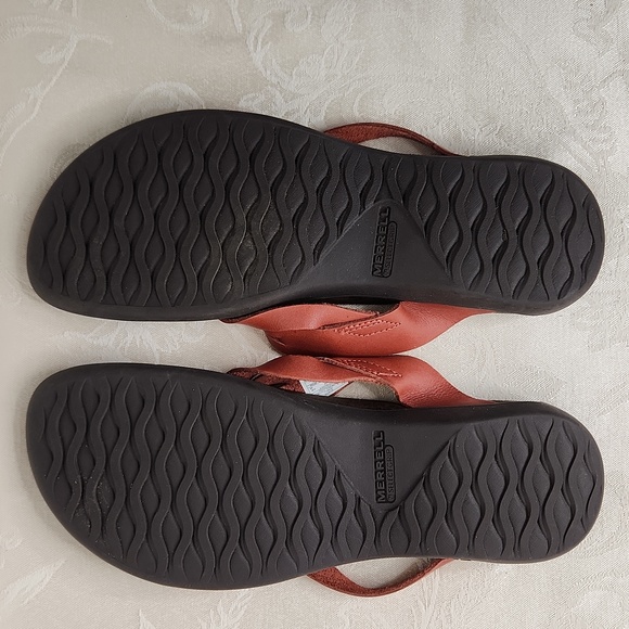 Merrell strappy sandal district mahana performance Redwood flip flop size 9 - Picture 7 of 7